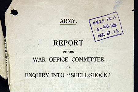 War office report on 'Shell shock' - The National Archives